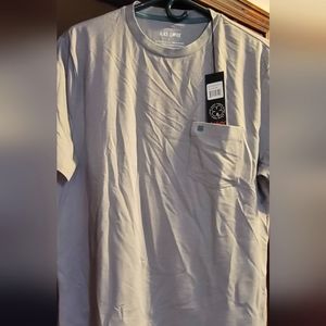 Men's New Large Black Clover Pocket Tee Shirt